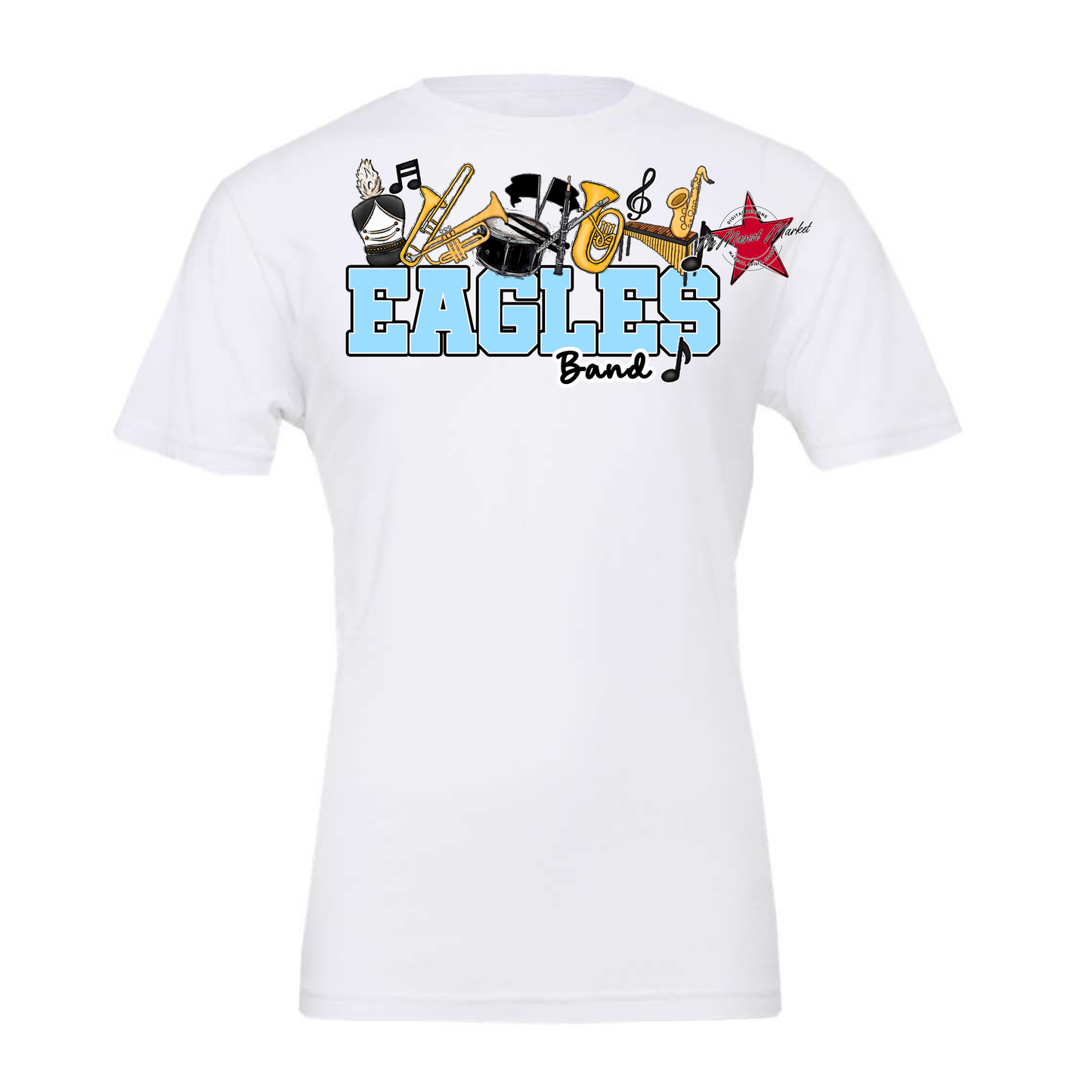 Eagles Varsity Band Design-Columbia Blue