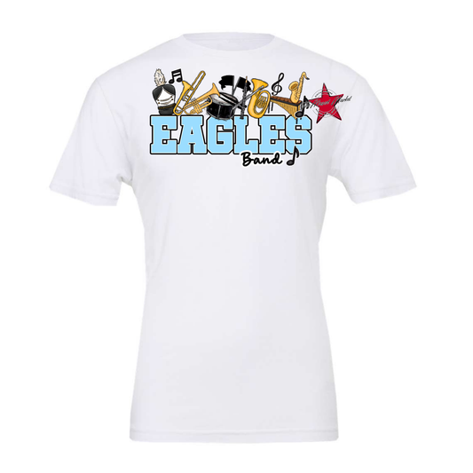 Eagles Varsity Band Design-Columbia Blue