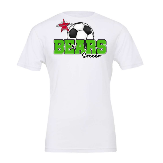 Bears Varsity Soccer Design-Bright Green