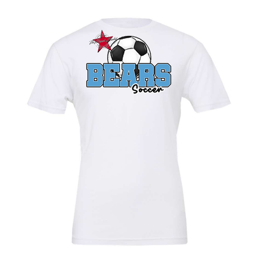 Bears Varsity Soccer Design-Carolina Blue