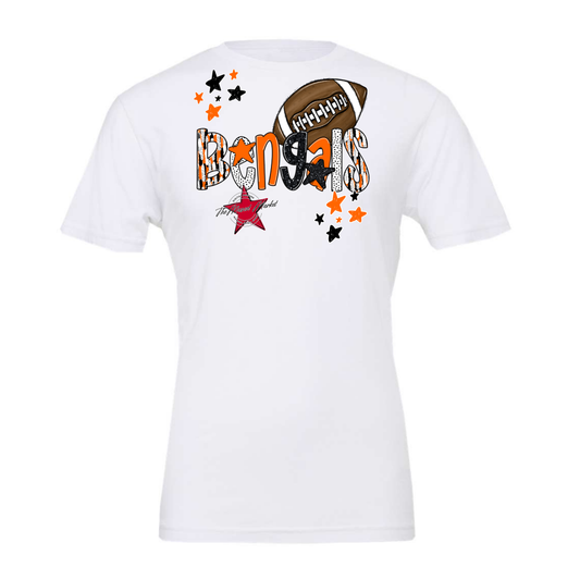 Bengals Football Scrape-Orange