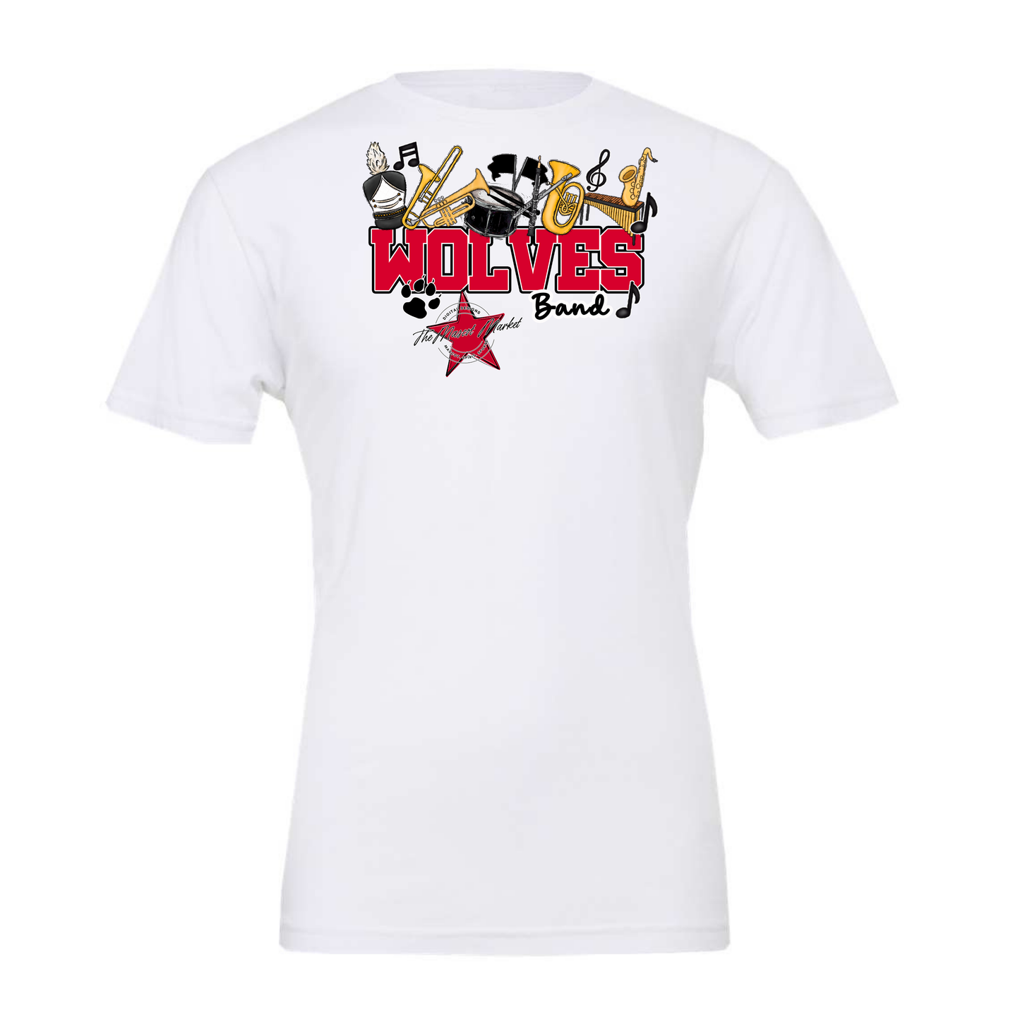 Wolves Varsity Band-Red