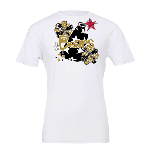 Bears Megaphone Alpha Design-Gold