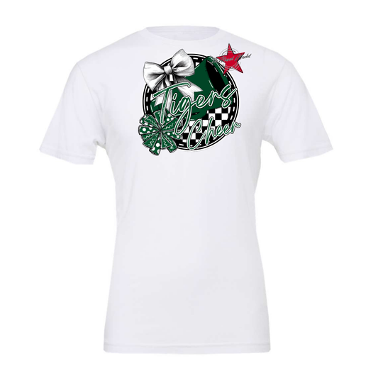 Tigers Circle Cheer Design-Green
