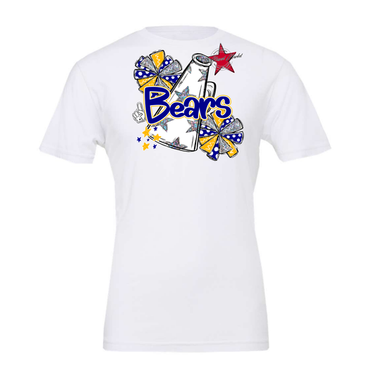 Bears Megaphone Alpha Design-Blue-Yellow