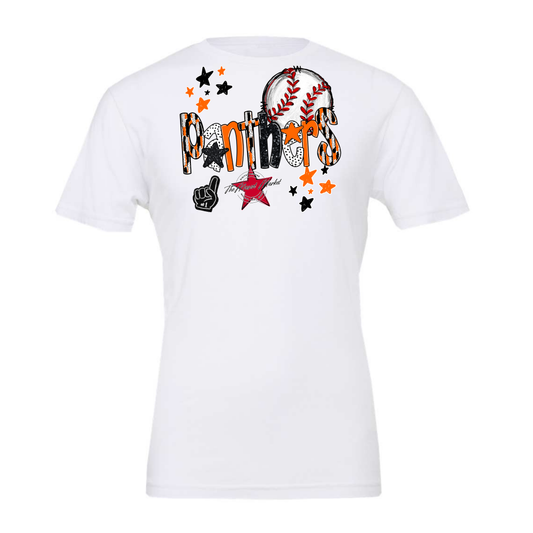 Panthers Baseball Scrape-Orange