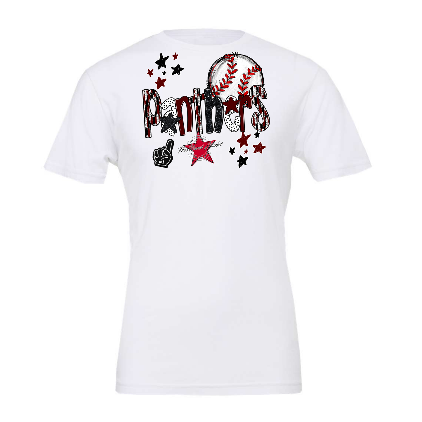 Panthers Baseball Scrape-Maroon