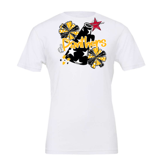 Panthers Alpha Megaphone Design-Yellow