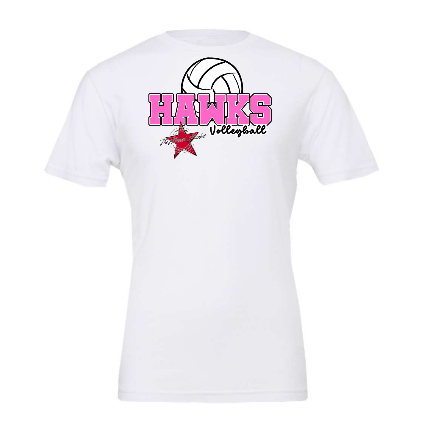 Hawks Varsity Volleyball-Baby Pink