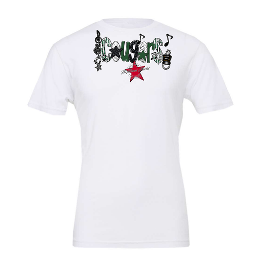 Cougars Band Scrape-Green