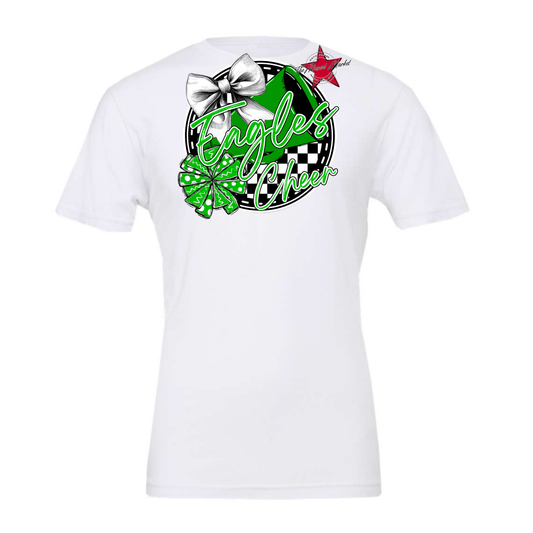 Eagles Circle Cheer Design-Bright Green
