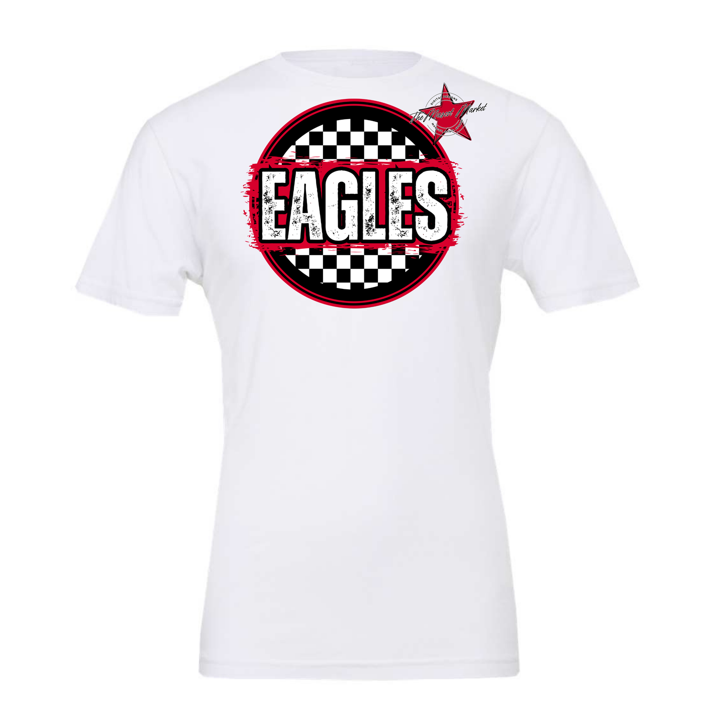 Eagles Circle Design-Red