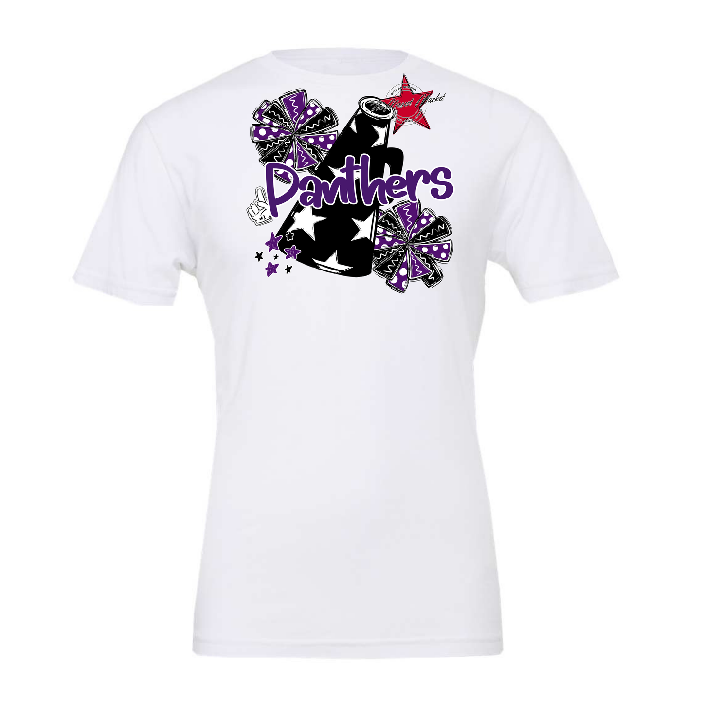Panthers Alpha Megaphone Design-Purple