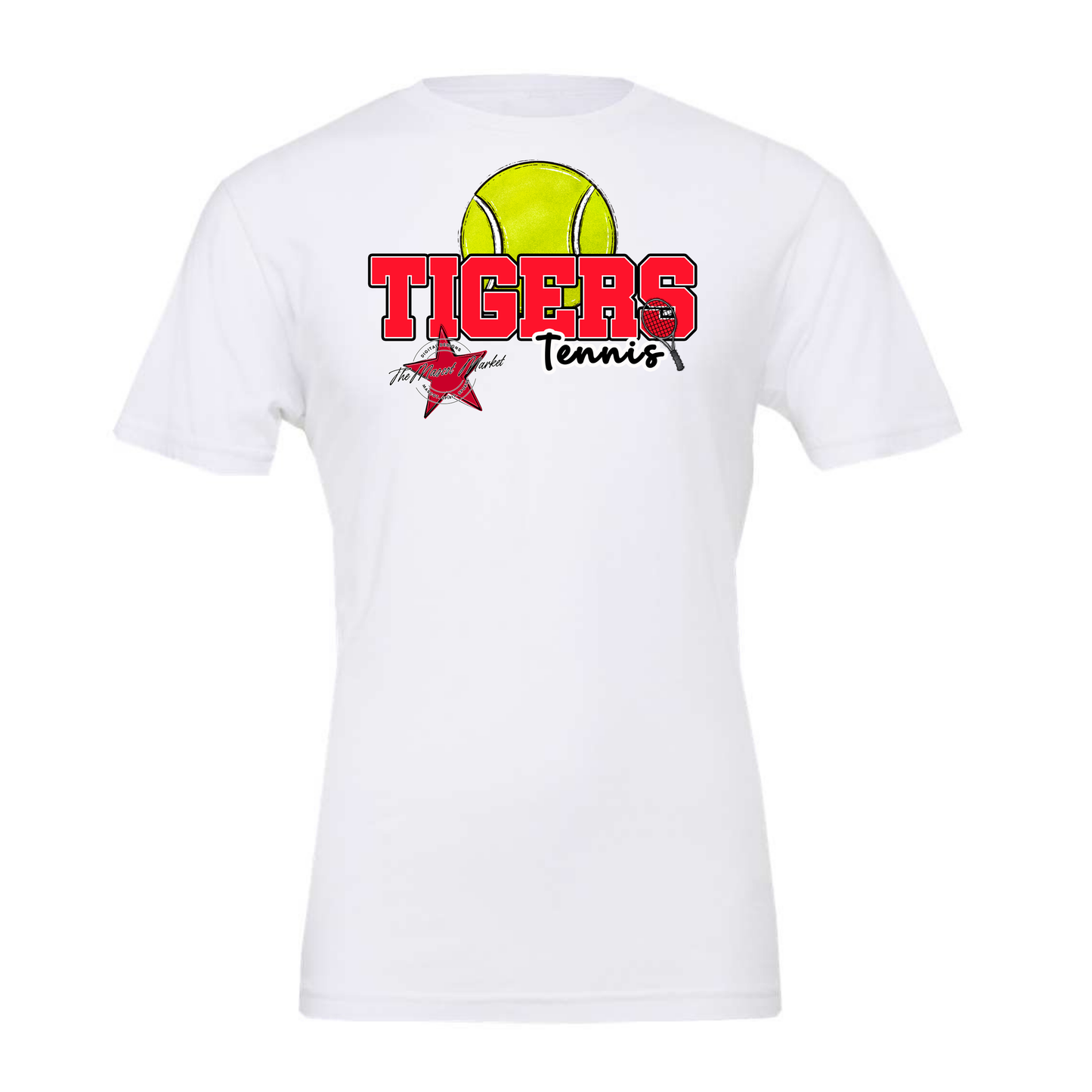 Tigers Varsity Tennis-Bright Red
