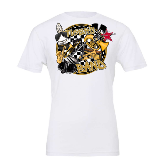 Tigers Circle Band Design-Gold