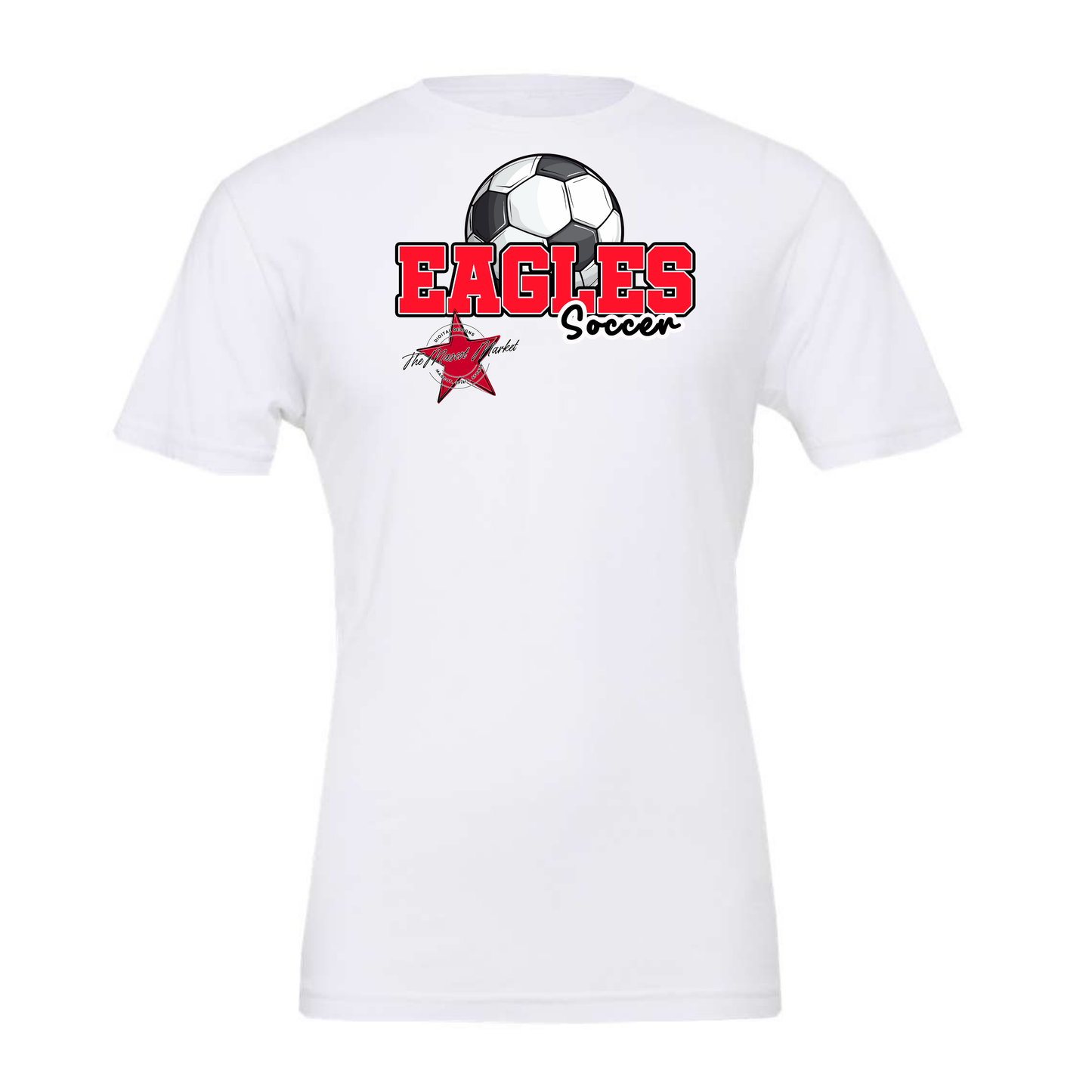 Eagles Varsity Soccer Design-Bright Red