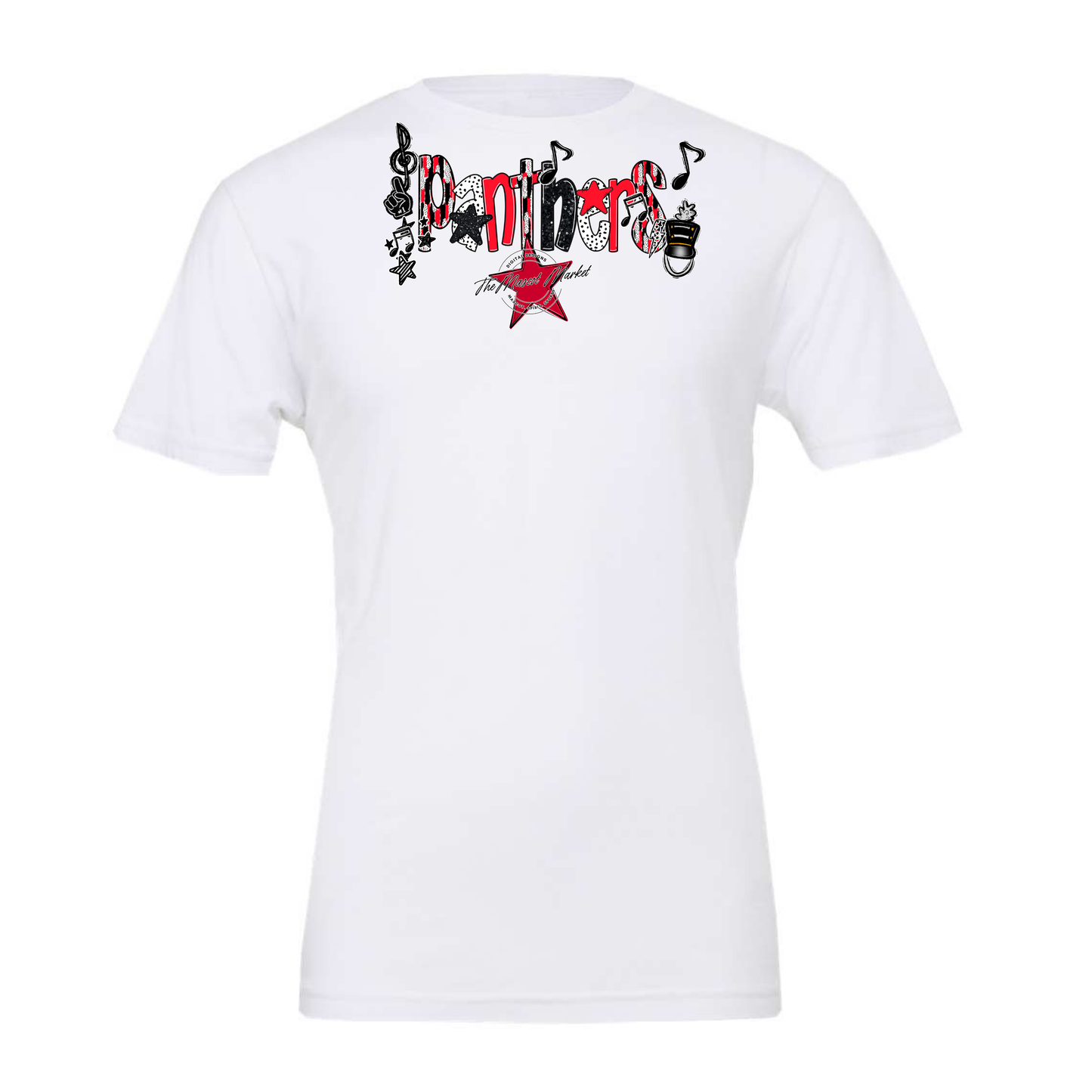 Panthers Band Scrape-Red