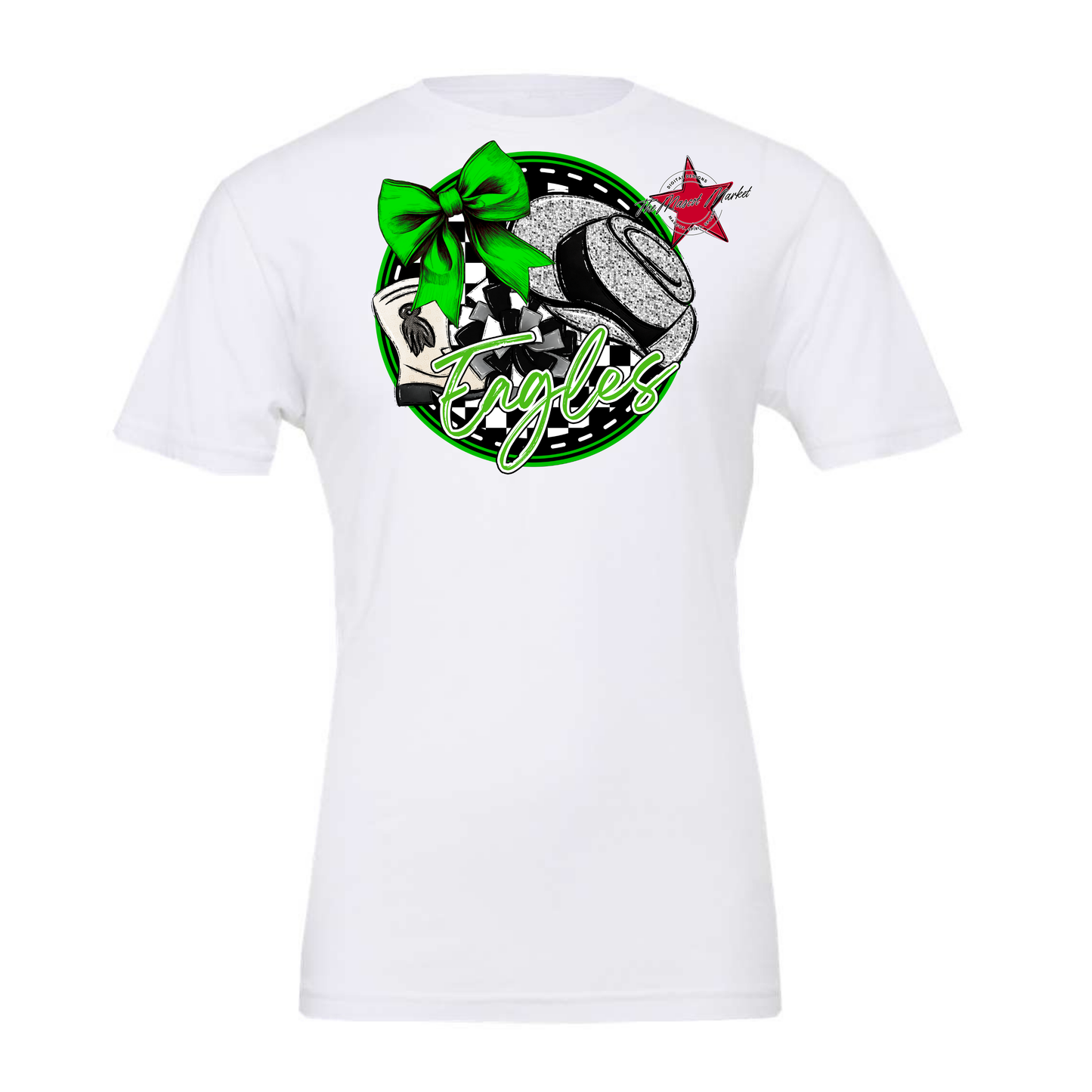 Eagles Circle Drill Team Design-Bright Green