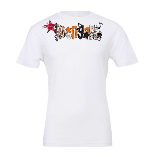 Bengals Band Scrape-Orange