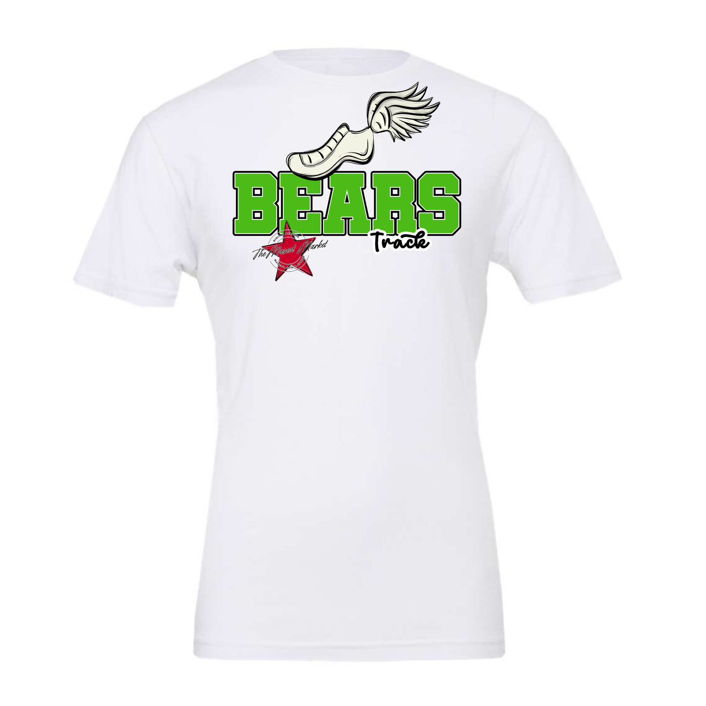 Bears Varsity Track Design-Bright Green