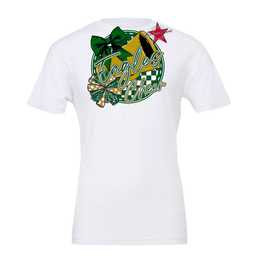 Eagles Circle Cheer Design-Green-Gold