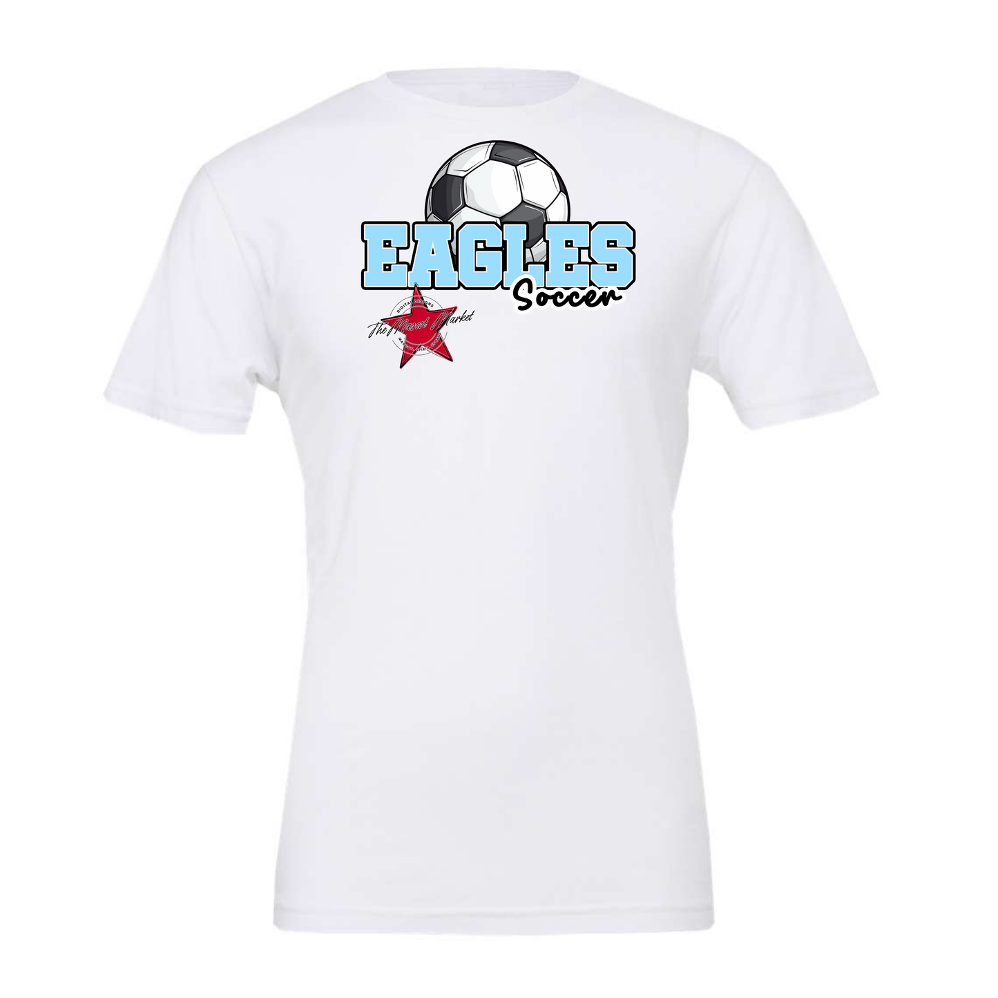 Eagles Varsity Soccer Design-Columbia Blue