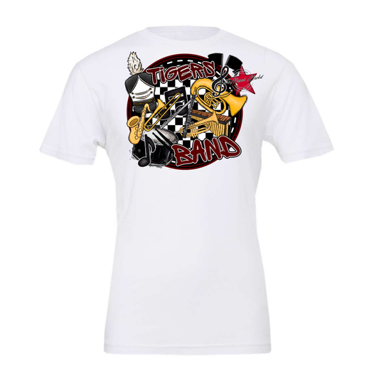 Tigers Circle Band Design-Maroon