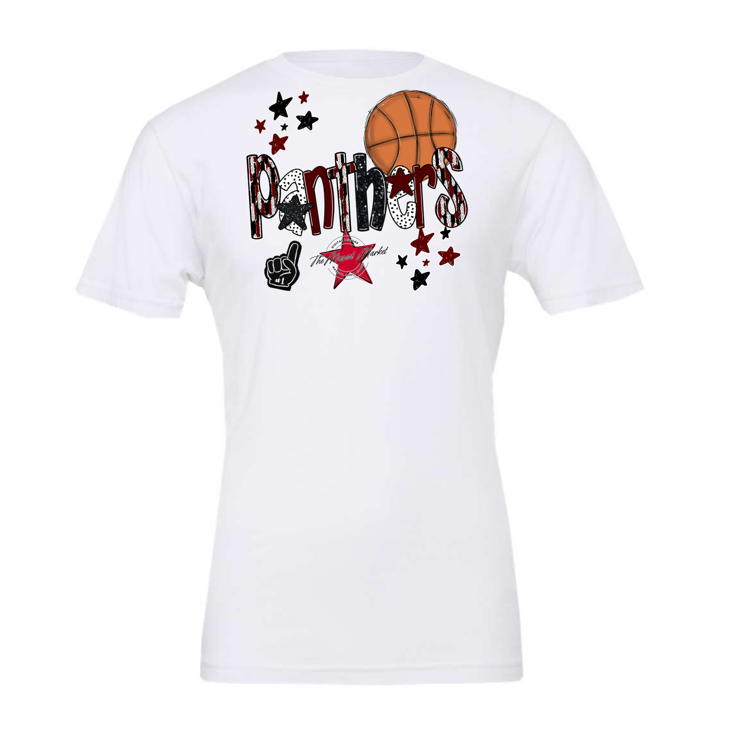 Panthers Basketball Scrape-Maroon