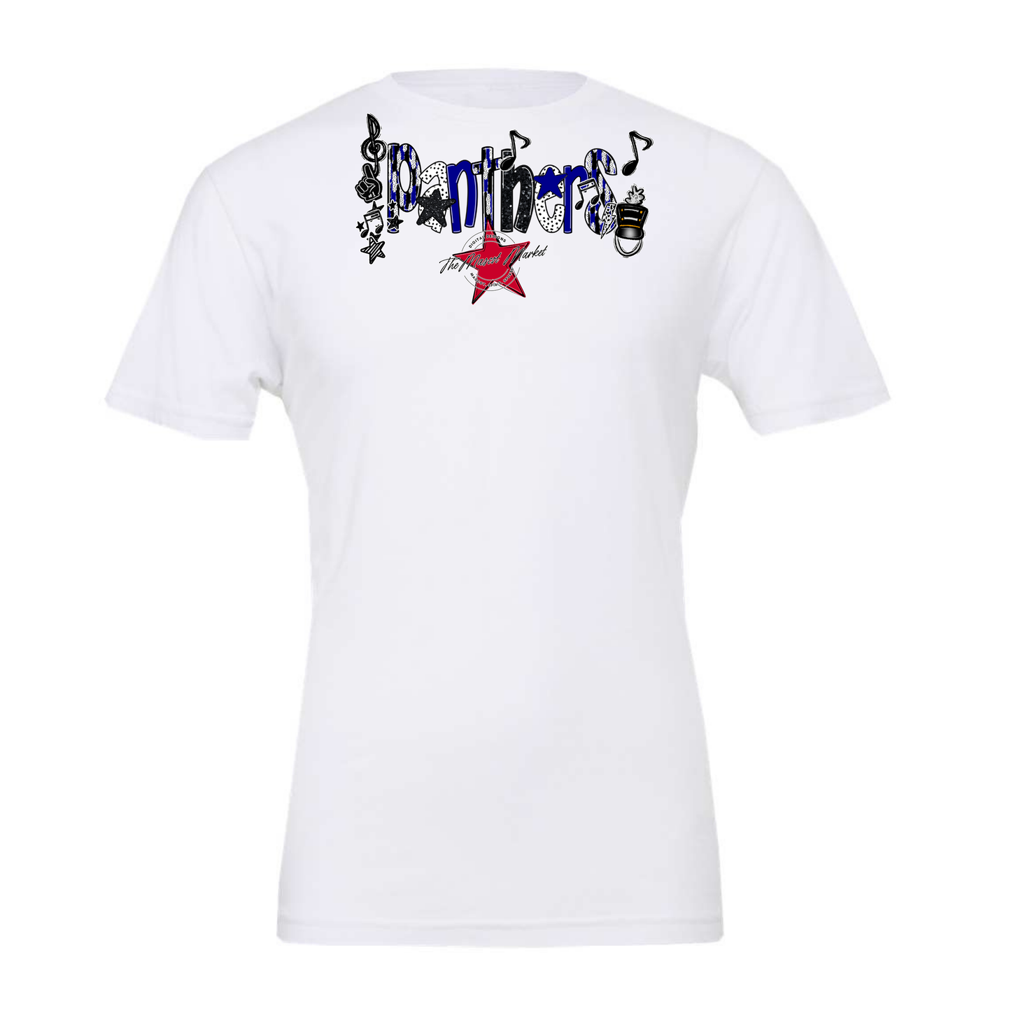 Panthers Band Scrape-Blue