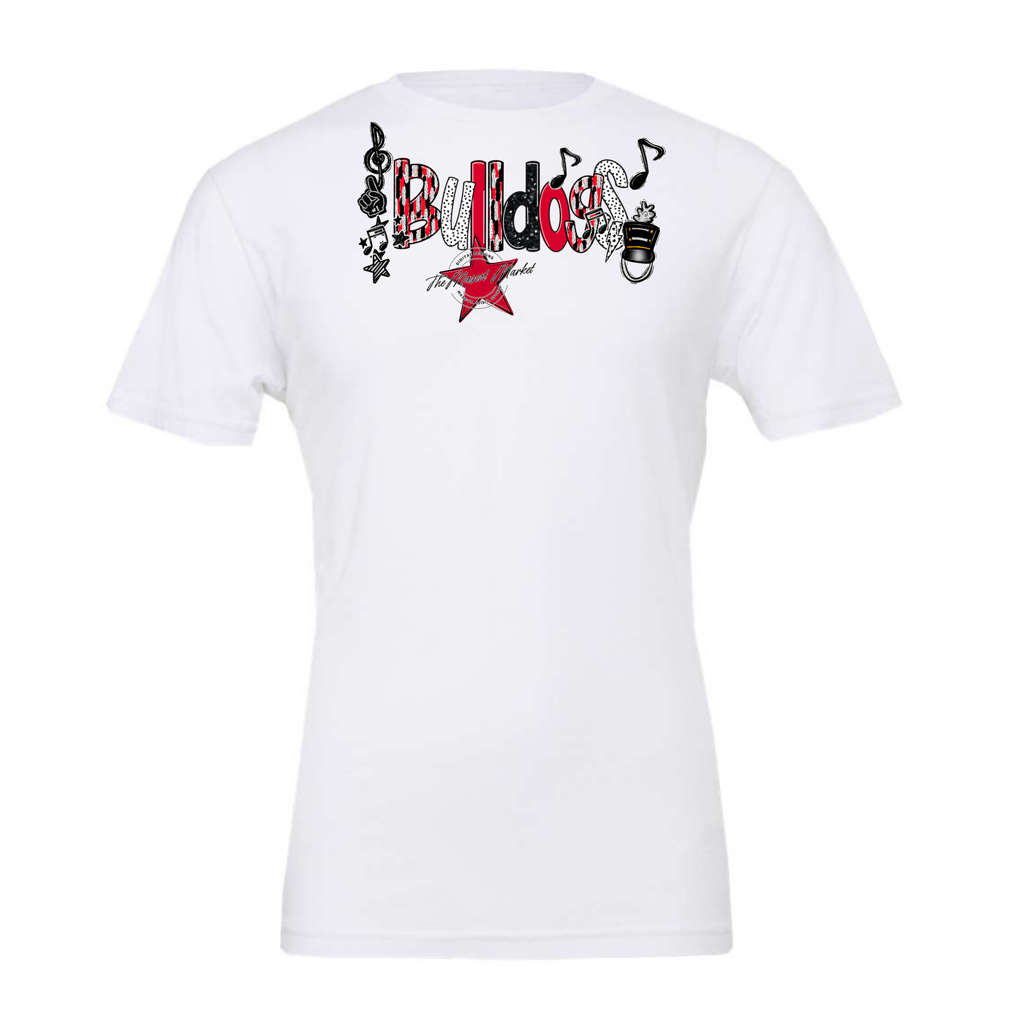 Bulldogs Band Scrape-Red