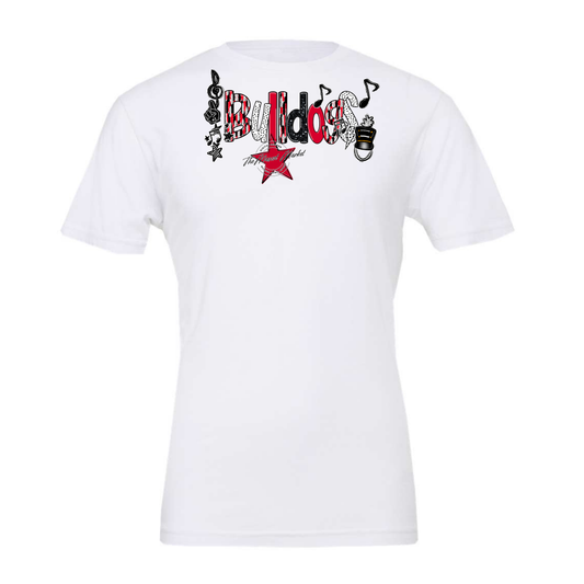 Bulldogs Band Scrape-Red