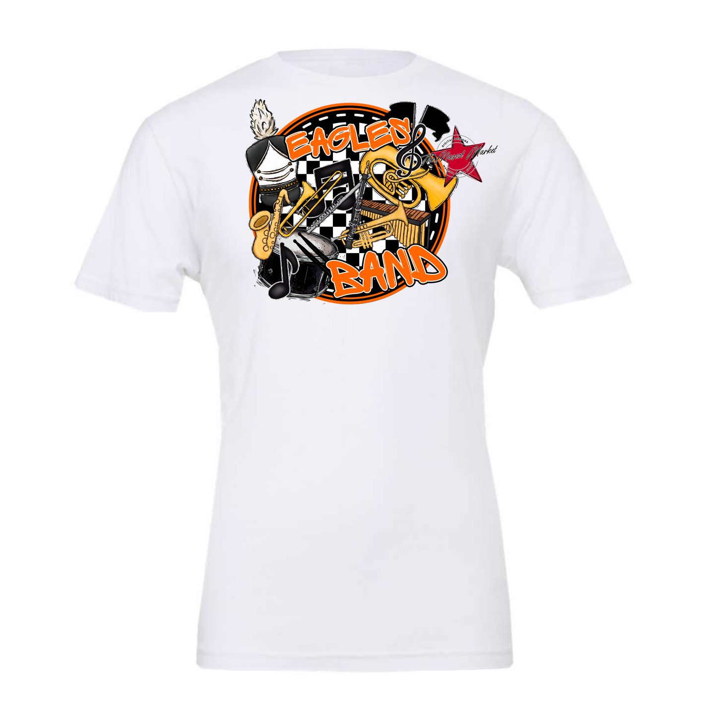Eagles Circle Band Design-Orange
