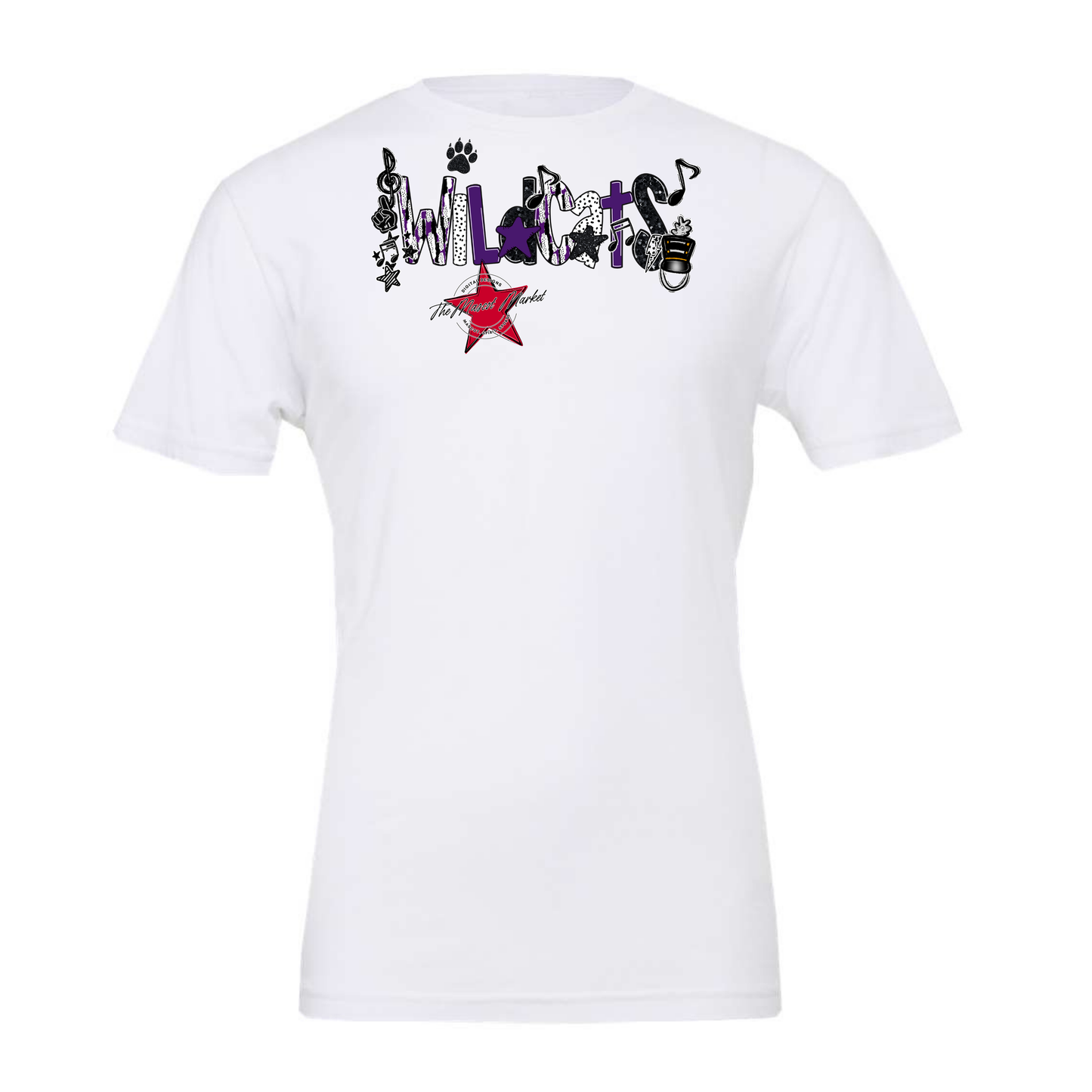 Wildcats Band Scrape-Purple