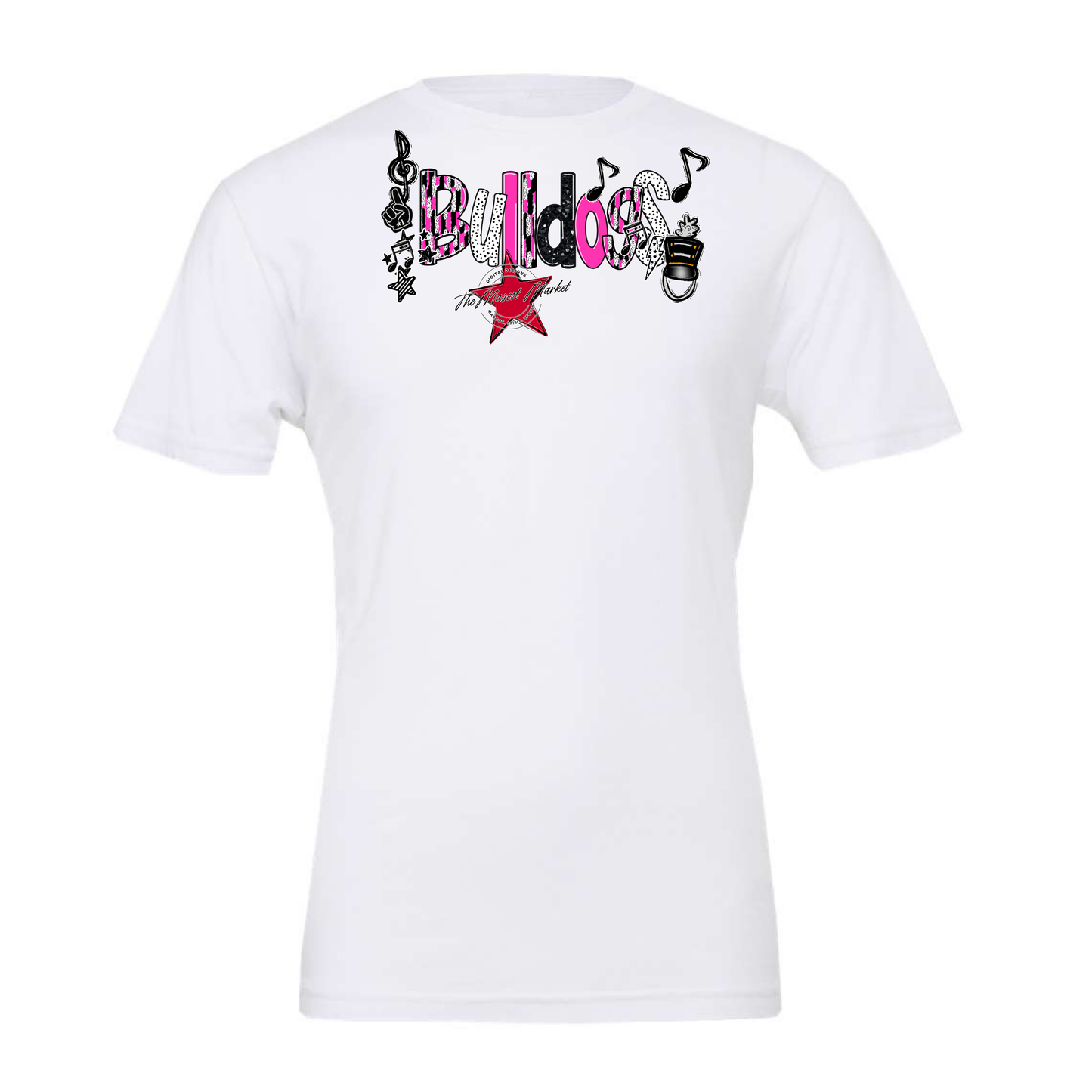 Bulldogs Band Scrape-Pink