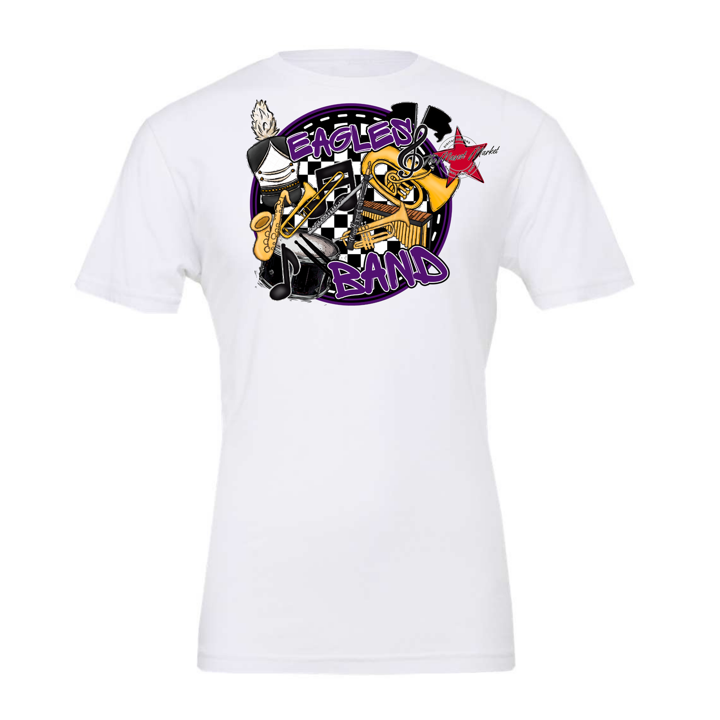 Eagles Circle Band Design-Purple
