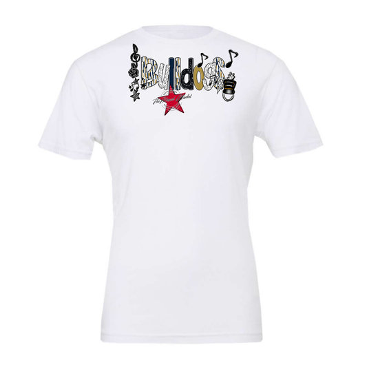 Bulldogs Band Scrape-Gold