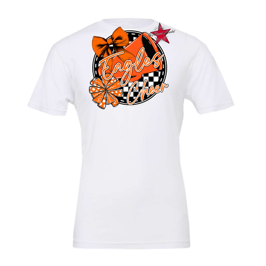 Eagles Circle Cheer Design-Orange