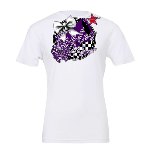 Eagles Circle Cheer Design-Purple