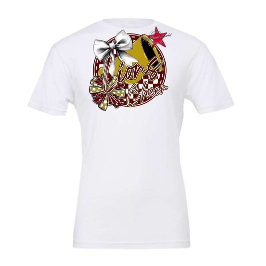 Lions Circle Cheer Design-Maroon-Gold