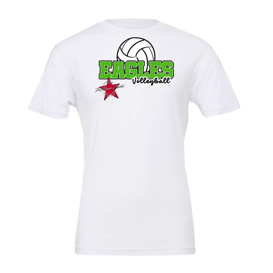 Eagles Varsity Volleyball Design-Bright Green