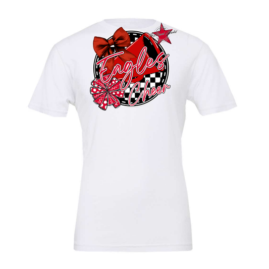 Eagles Circle Cheer Design-Red