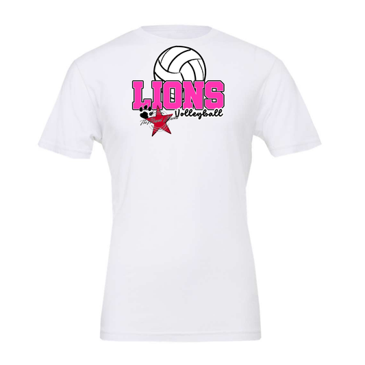 Lions Varsity Volleyball-Pink