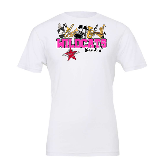 Wildcats Varsity Band-Pink