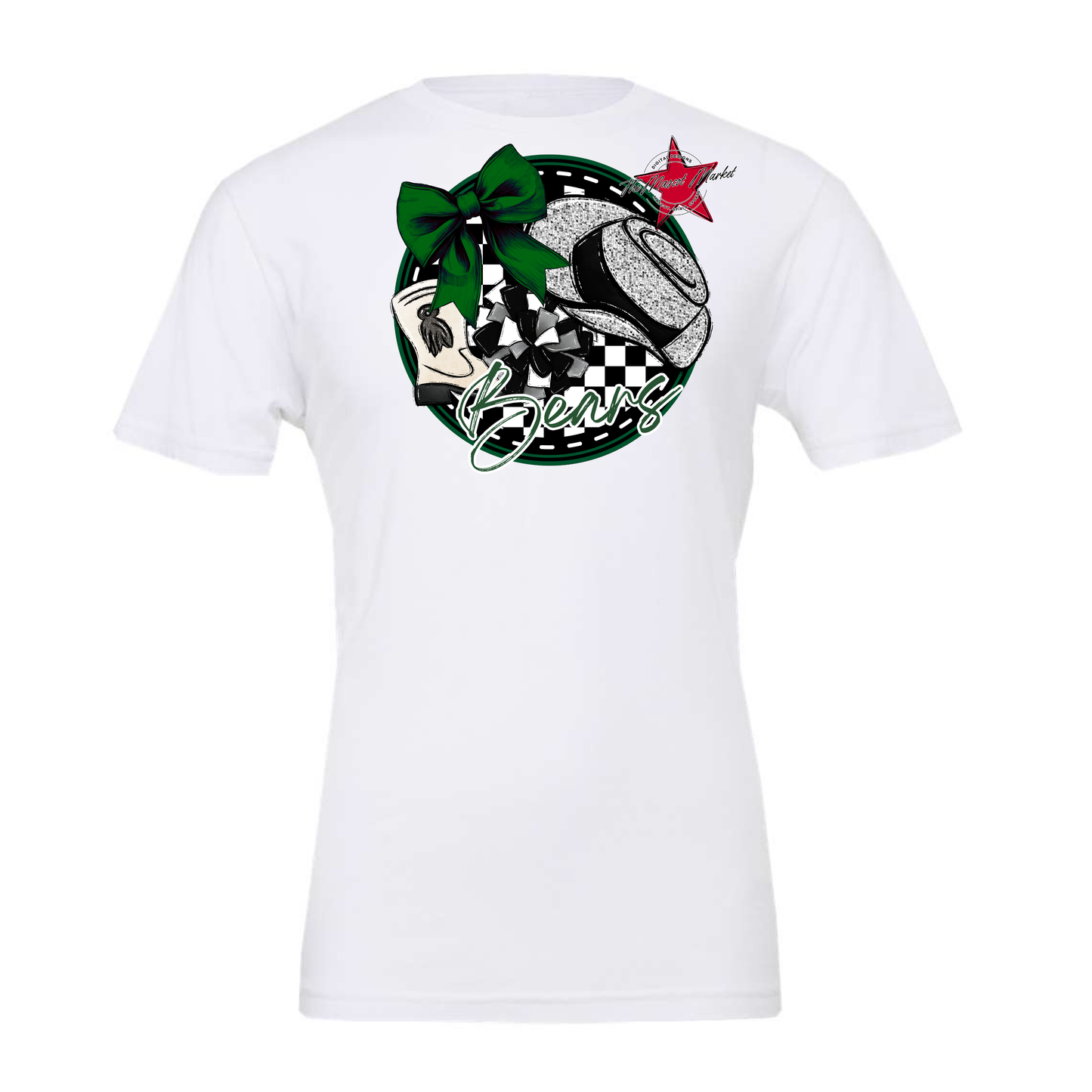 Bears Circle Drillteam Design-Green