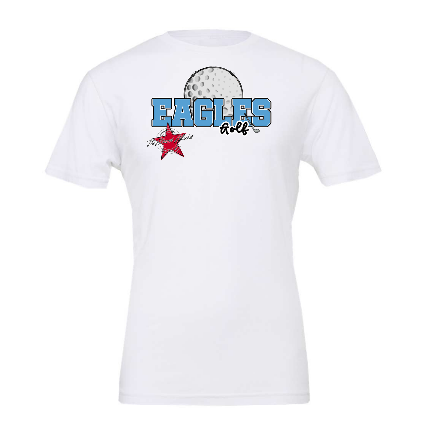 Eagles Varsity Golf Design-Carolina Blue