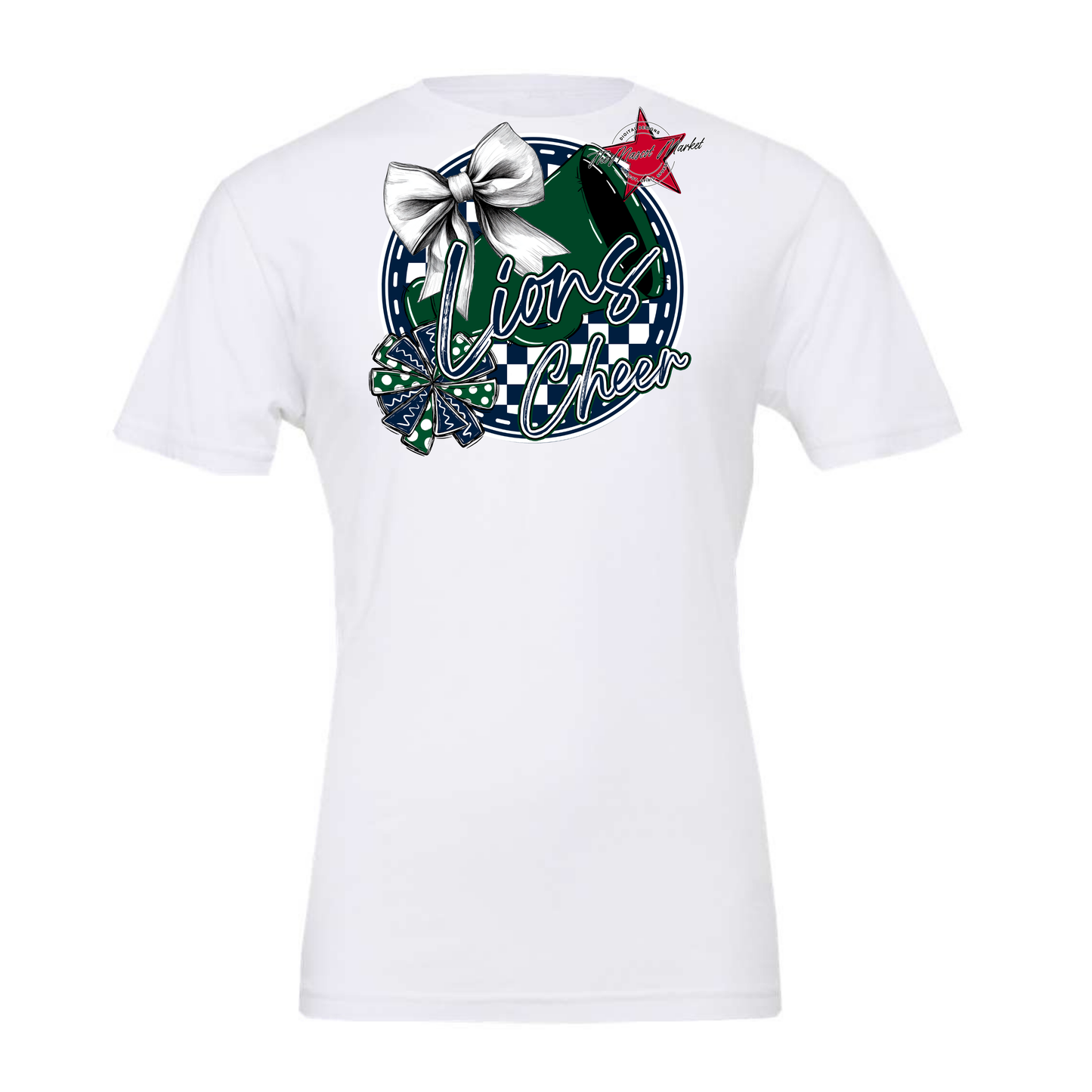 Lions Circle Cheer Design-Navy-Green