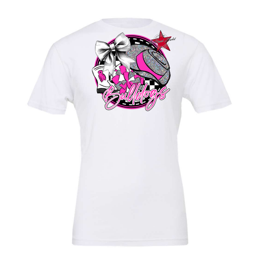 Bulldogs Circle Drillteam Design-Pink
