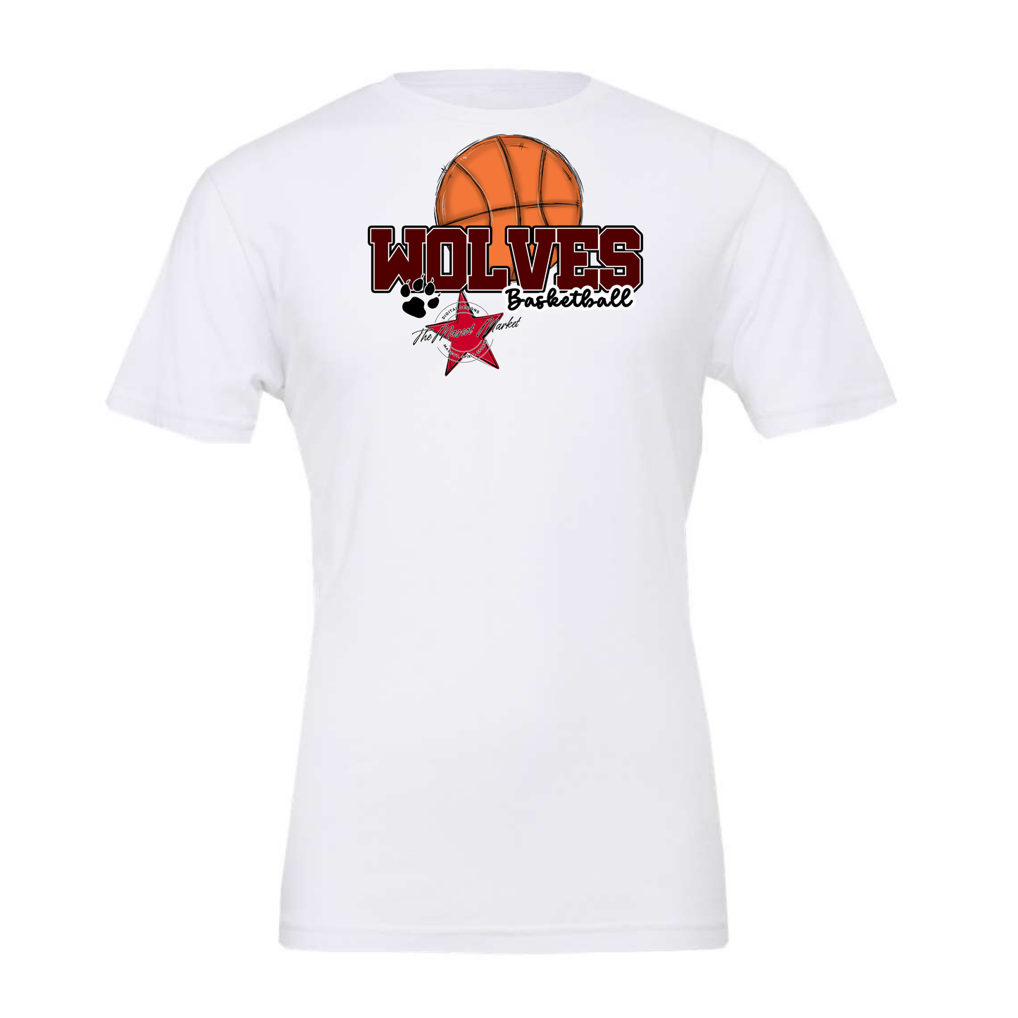 Wolves Varsity Basketball-Maroon