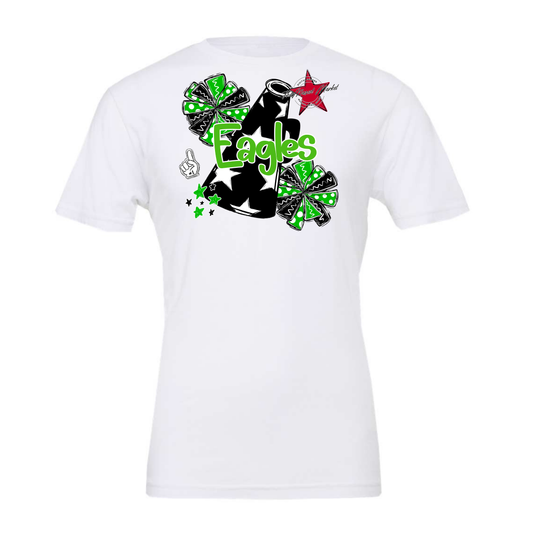 Eagles Alpha Cheer Megaphone-Bright Green