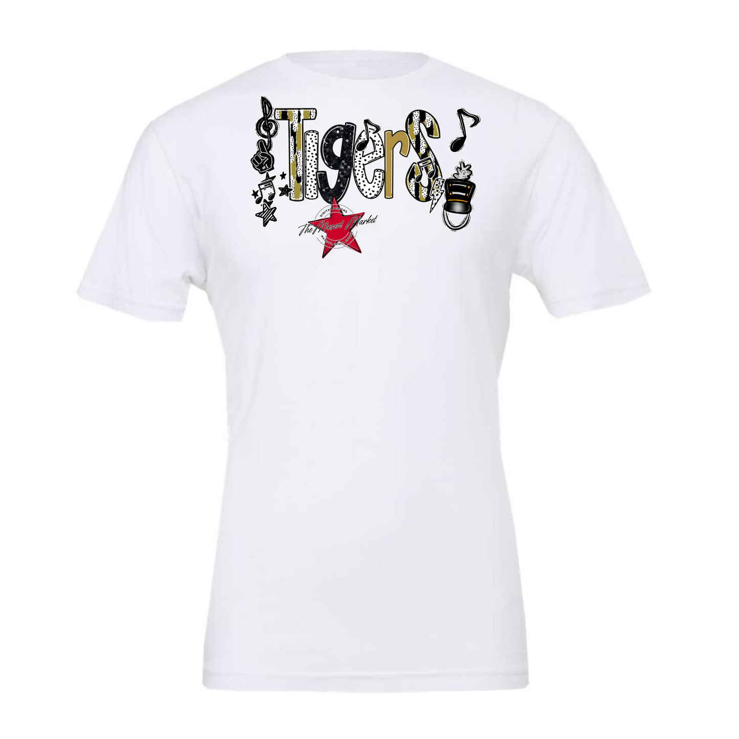 Tigers Band Scrape-Gold